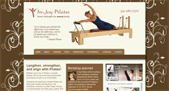 Desktop Screenshot of in-joypilates.com