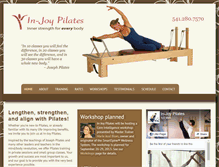 Tablet Screenshot of in-joypilates.com